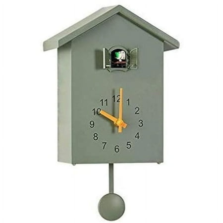 Modern Cuckoo Clock, Birdsong Chimes Inspired Design Wall Clock for Living Room Kids Bedroom Kitchen Office Home Decor Decoration