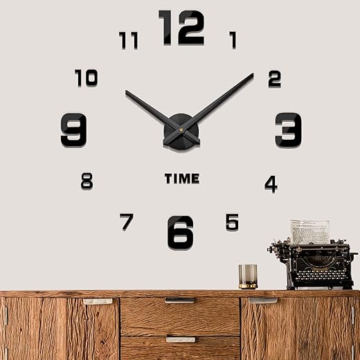 Best Modern 3D Frameless Large Wall Clocks