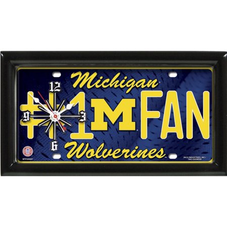 M Wolverines Clock