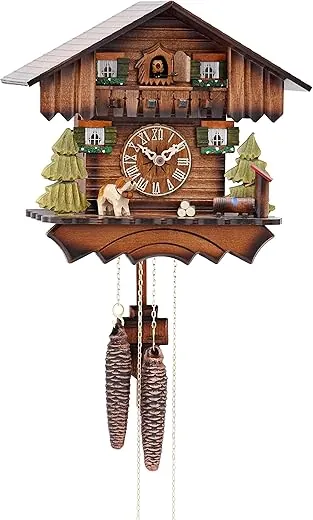 mygermanstore Cuckoo Clock Chalet House 1 Day Movement