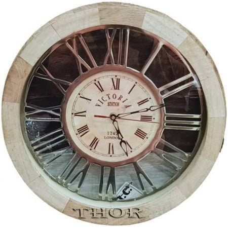 Nautical Wooden Wall Clock Victoria Design Time Clock Vintage Wall Home Decor
