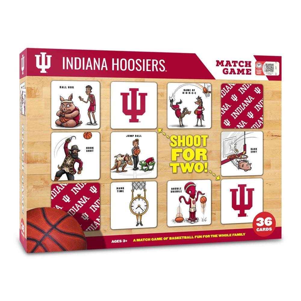 NCAA Indiana Hoosiers Licensed Memory Match Game