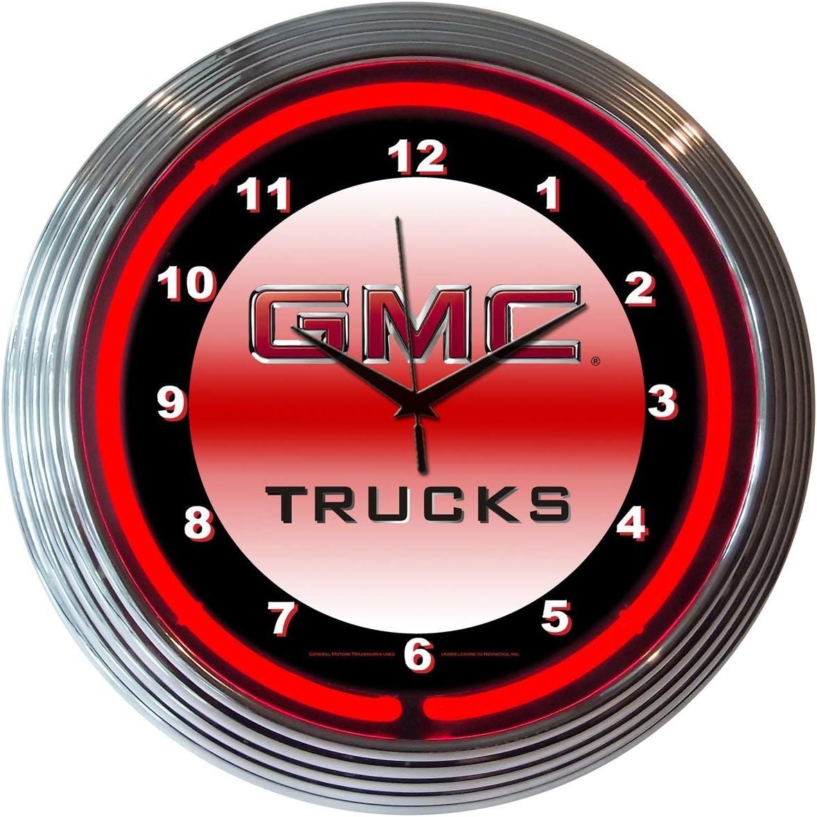 Neonetics Decorative Gmc Truck Neon Wall Clock