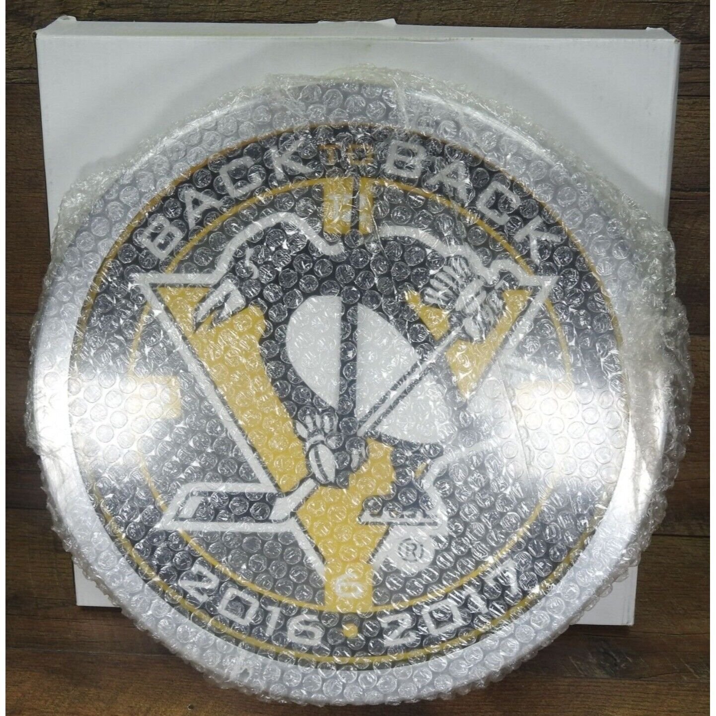 NEW 2016 2017 Pittsburgh Penguins Back to Back Stanley Cup Champions Clock