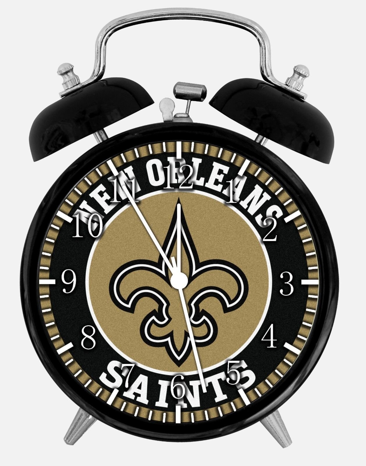 New Orleans Saints Alarm Desk Clock 3.75" Home or Office Decor E441 Nice Gift