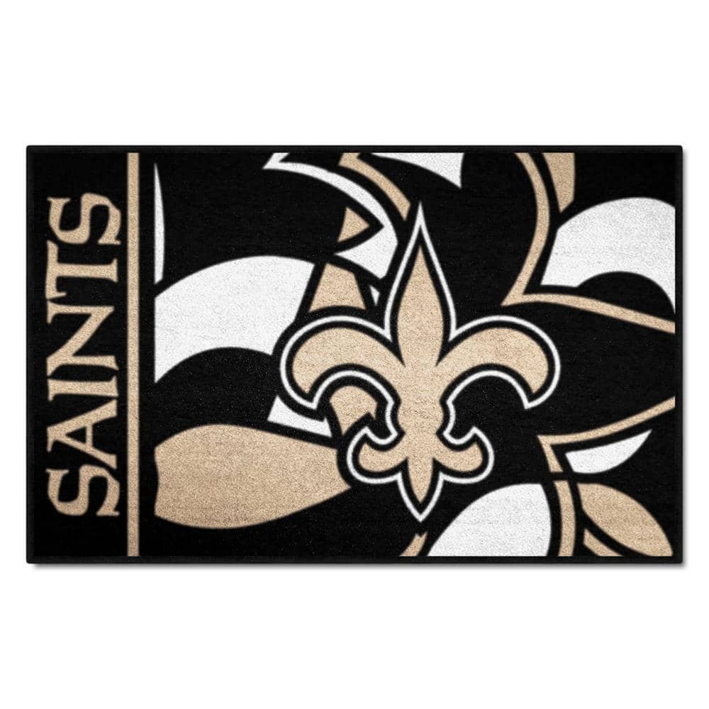 New Orleans Saints Patterned 1.5 ft. x 2.5 ft. XFIT Design Starter...