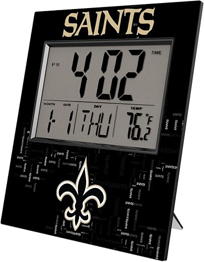 Best Orleans Saints Desk Clocks