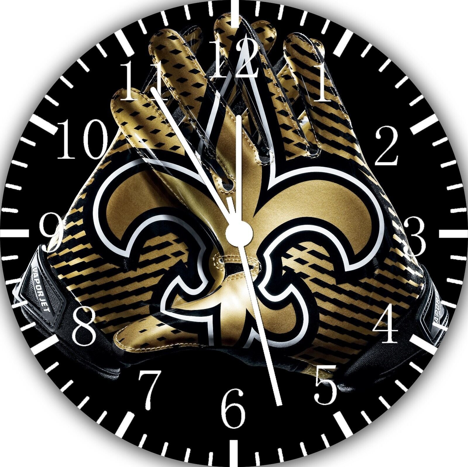 New Orleans Saints Wall Clock F114 Personalized option with adding name