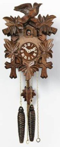 NEW Quality hand-carved *all mechanical* German cuckoo clock 11-09 **FREE SHIP**