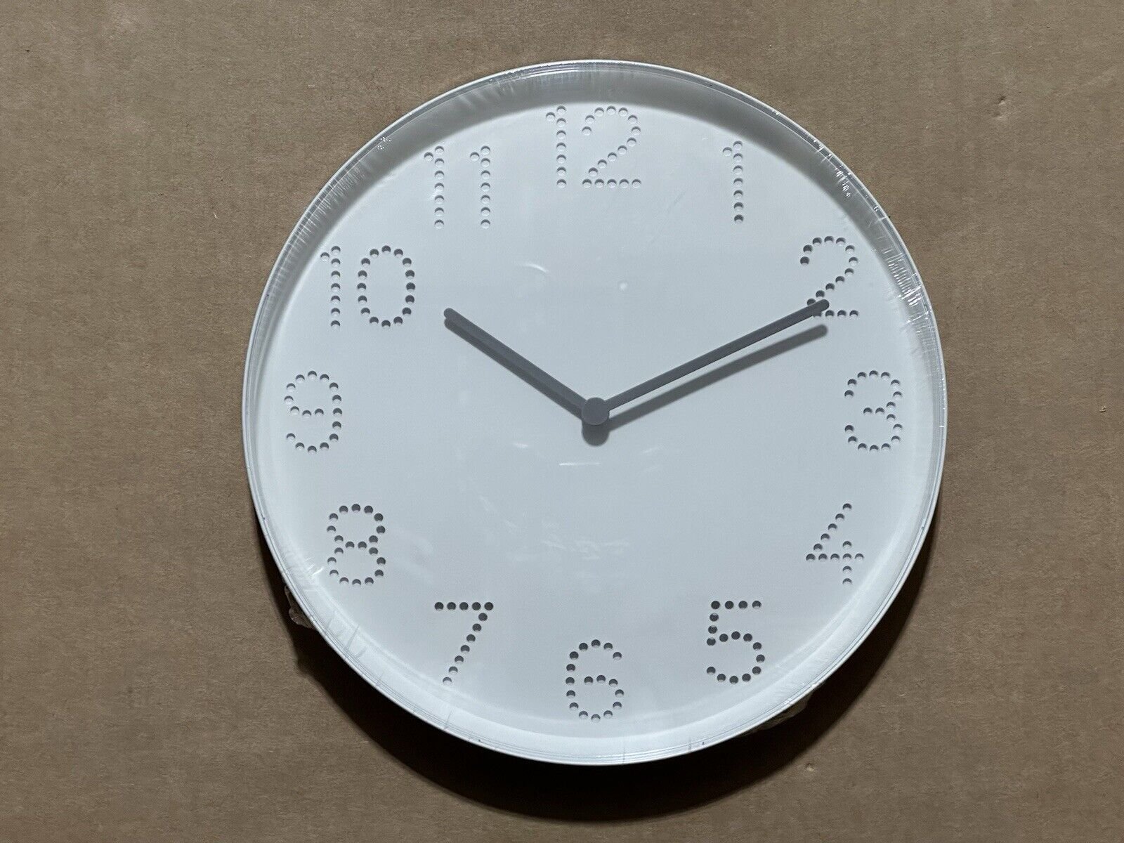 New Sealed Ikea Wall Clock Tromma White 9 3/4" Quiet Silent (Free Shipping)