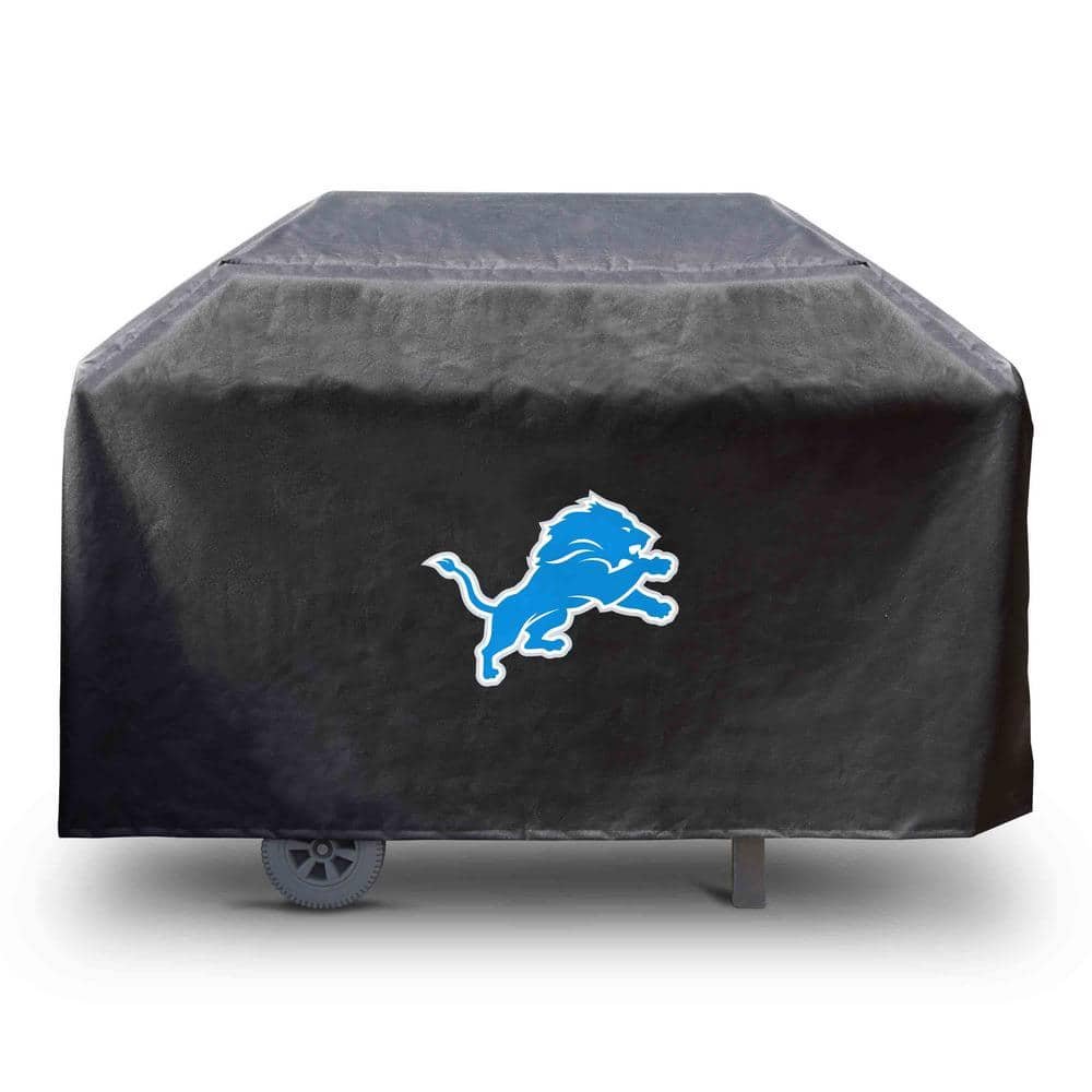 NFL-Detroit Lions Rectangular Black Grill Cover - 68 in. x 21 in....