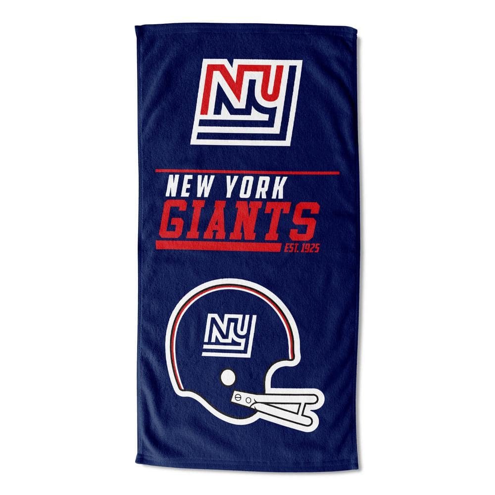 NFL NY Giants 40 Yard Dash Legacy Cotton/Polyester Blend Printed Multicolor Beach...