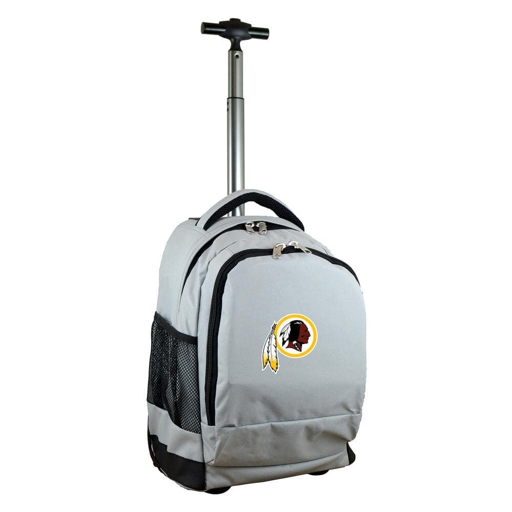 NFL Washington Redskins 19 in. Gray Wheeled Premium Backpack