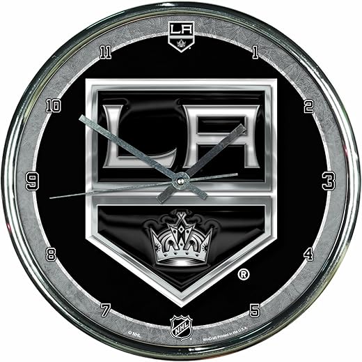 NHL Chrome Clock, 12 x 12