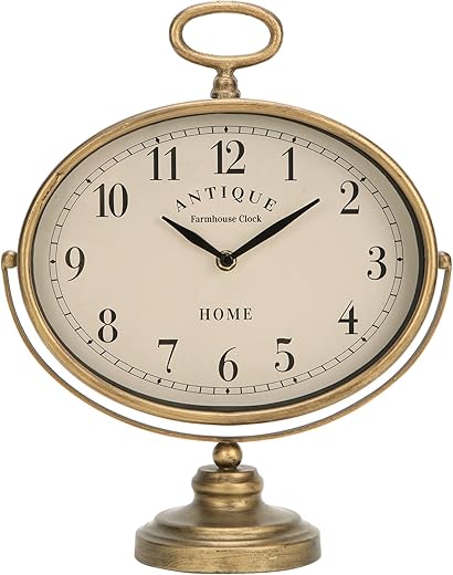 Best Maple'S Metal Table Clocks