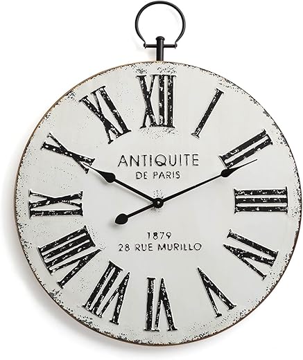 Best Large Distressed French Wall Clocks