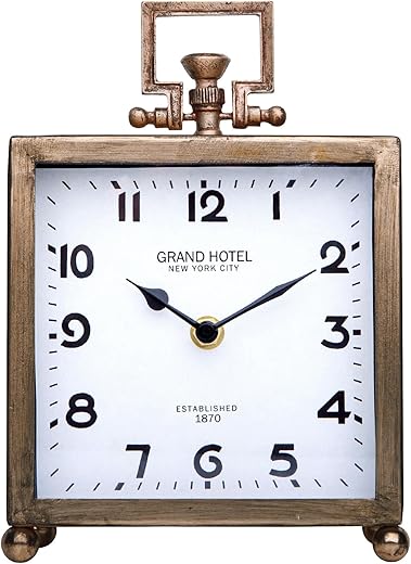 Best Piece Classic Metal Table Clocks