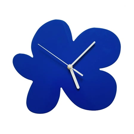 Nordic Wall Clock Irregular Flower Square Shape Desktop Ornament Home Silent