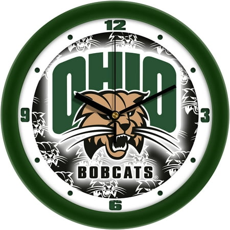 Ohio Bobcats 11.5'' Suntime Premium Glass Face Dimension Wall Clock