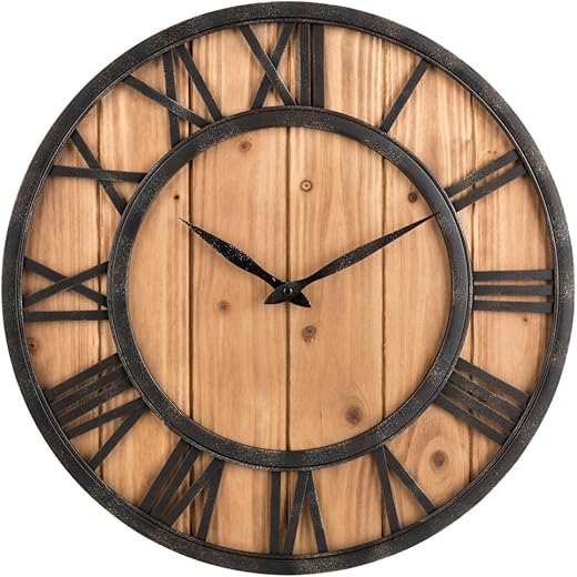 Best Wood Imports Metal Wall Clocks