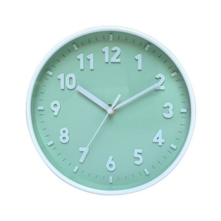 OOKWE Modern Simple Wall Clock 8 Inch Candy Color Silent Time Clocks Ornament for Home Bedroom Dormitory Living Room Decor