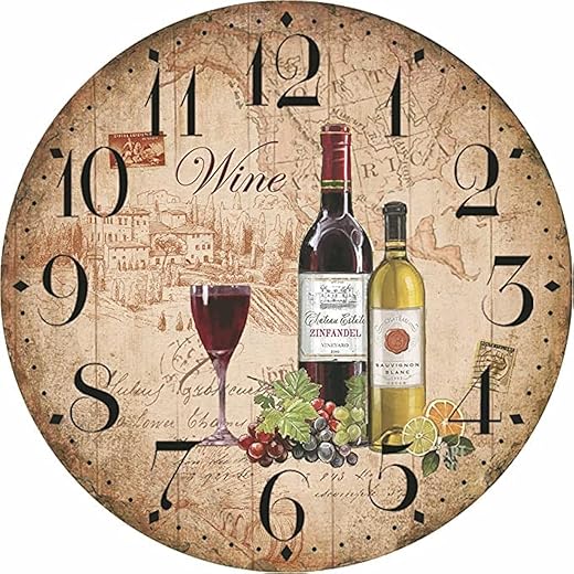 Best Large Wine Wall Clocks