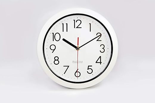 Perfect Shell Water Resistant Clock, Quartz Movement, Simple Modern Design, 9.8