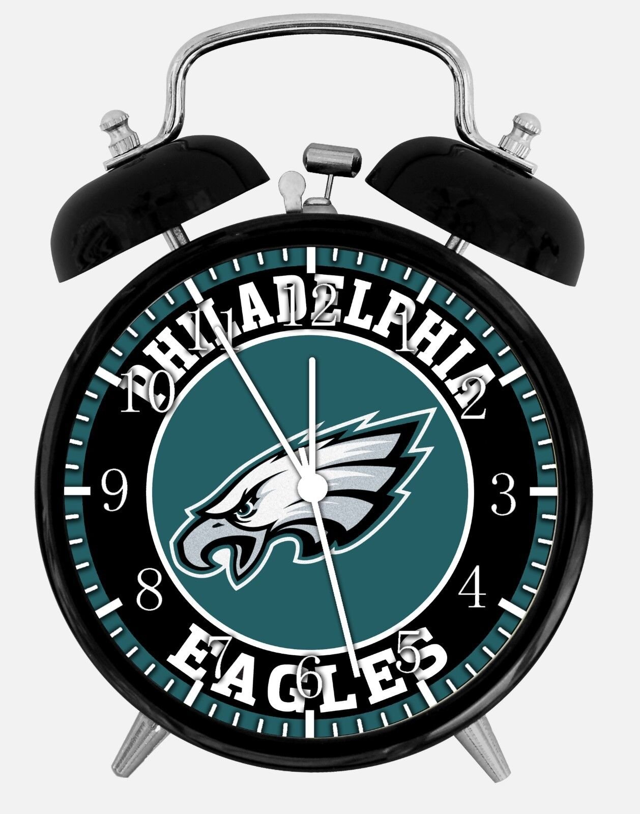 Philadelphia Eagles Alarm Desk Clock 3.75" Home or Office Decor E437 Nice Gift