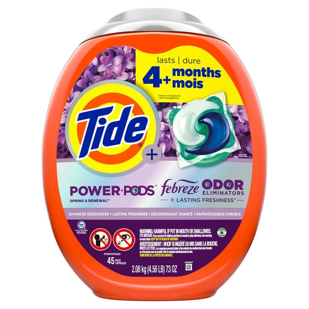 Power Pods Spring and Renewal Scent Laundry Detergent Pods (45-Count)
