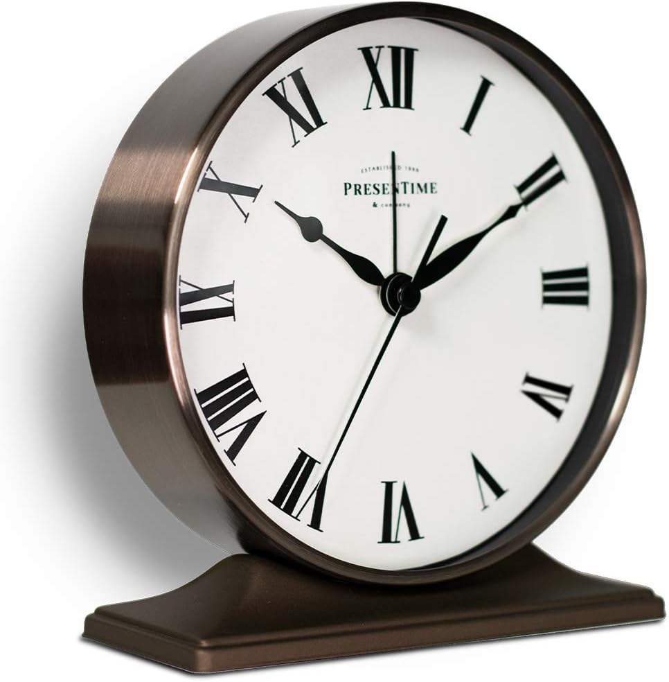 Best Wildon Home Lewis Pedestal Table Clocks