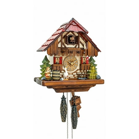 Quartz Cuckoo Clock Black forest house KA 2640 QK