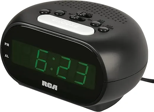 RCA Digital Alarm Clock with Night Light