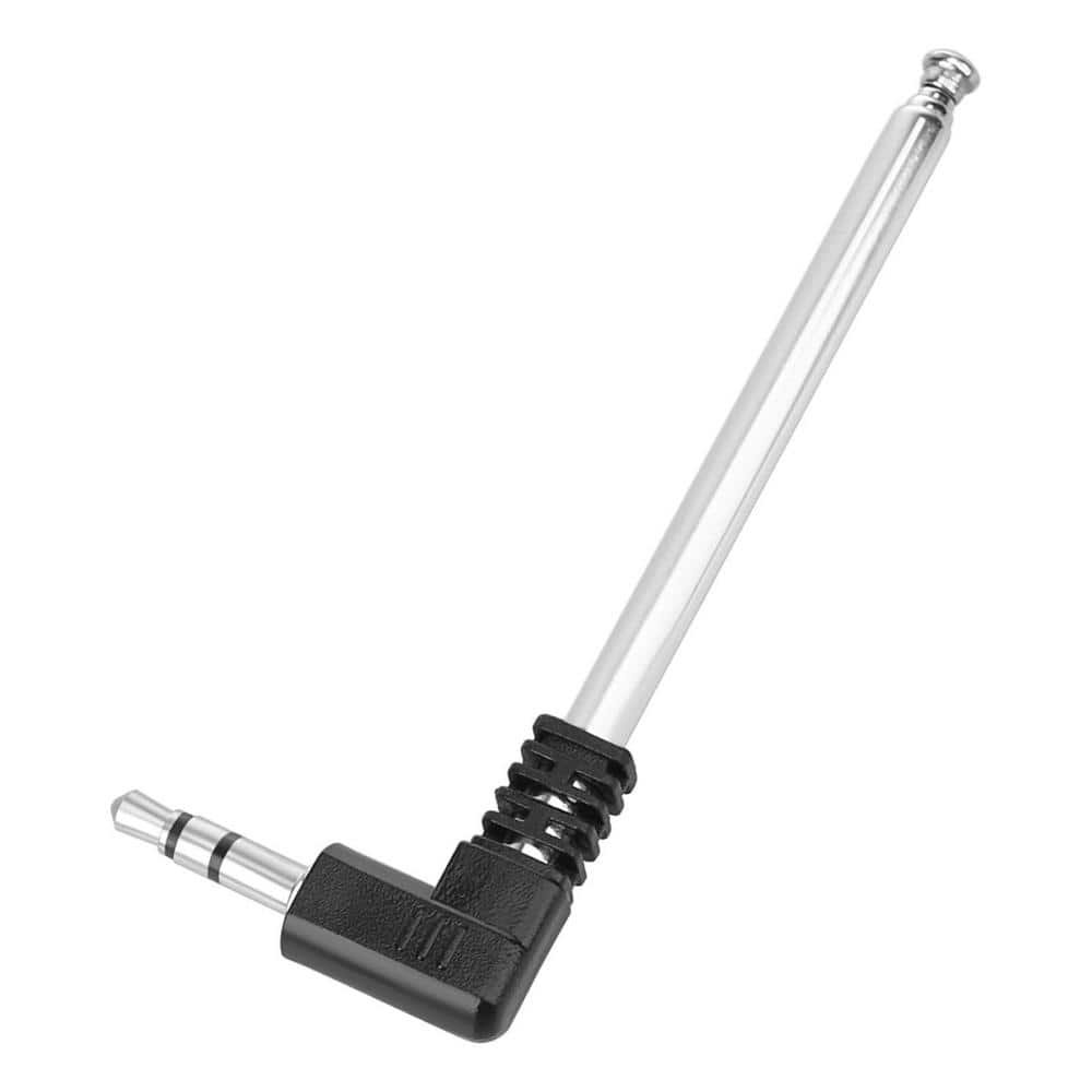 Reception Amplified 3.5mm FM Radio Indoor Antenna 4 Sections Telescoping Antenna for...