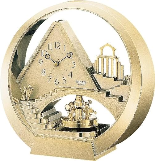 Rhythm Clocks - Stairway To Heaven Mantel Clock