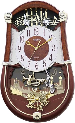 Rhythm Clocks Concerto Entertainer II Musical Motion Clock