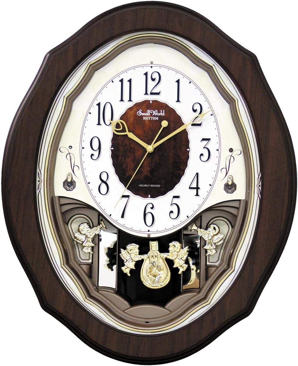 Rhythm Clocks "Precious Angels" Musical Motion Clock