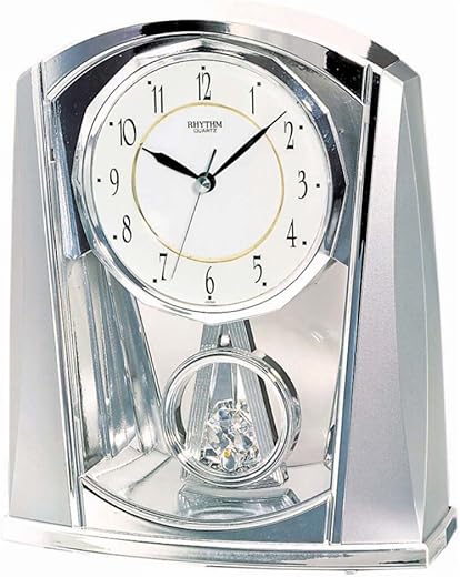 Rhythm Clocks Silver Swing - Model #4RP772WT19