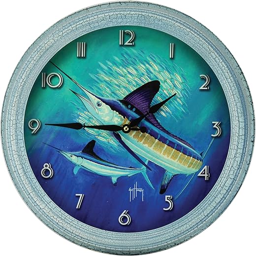 River's Edge Guy Harvey Marlin Clock