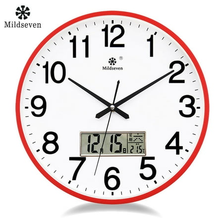 Rp4t Wholesale Clock Living Room Wall Clock Clock 8-Inch Mute Small Wall Clock Bedroom Small Timepiece Logo Quartz Clock