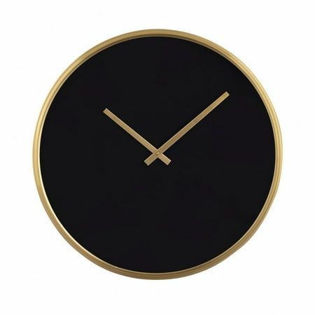 S0806-11427-Elk Home-Onyx - Wall Clock In Modern Style-16 Inches Tall and 16 Inches Wide