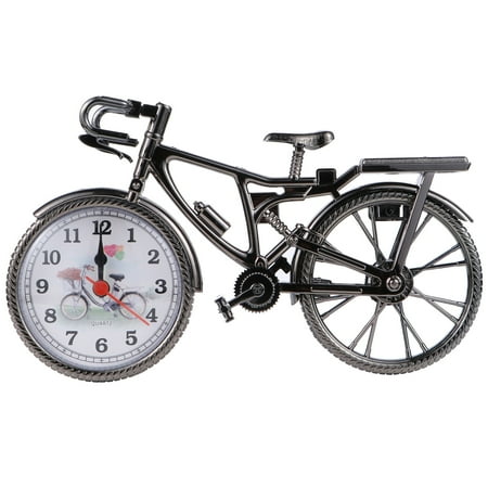 said Decorative Alarm Clock Model Desktop Adornment Creative Bike Desk Clock