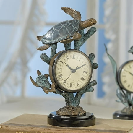 San Pacific International Turtle Table Clock