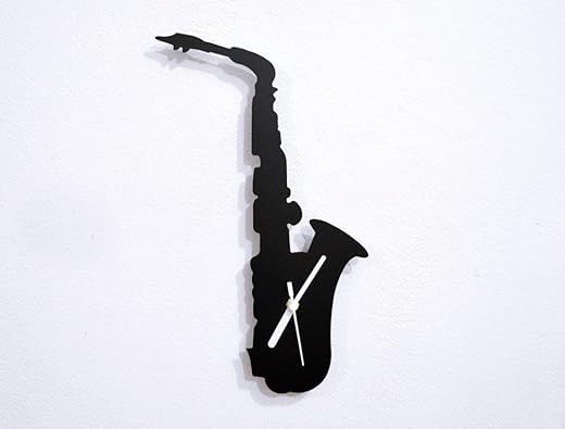 Saxophone Silhouette - Wall Clock