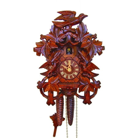 Schneider 1-Day Wooden Dancers Cuckoo Clock in Honey Finish