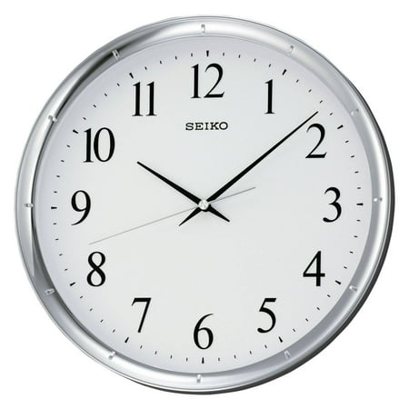 Seiko Gray Quiet Sweep 12 In. Wall Clock Quartz Analog QXA417GLH