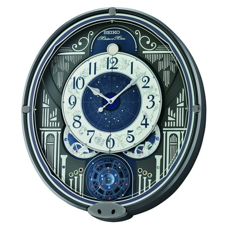 Seiko Melodies in Motion Wall Clock, Galaxy