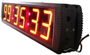 Semi-Outdoor Double Sided Led Wall Clock 4 6 Digits Large Digital Countdown Clock Remote Control