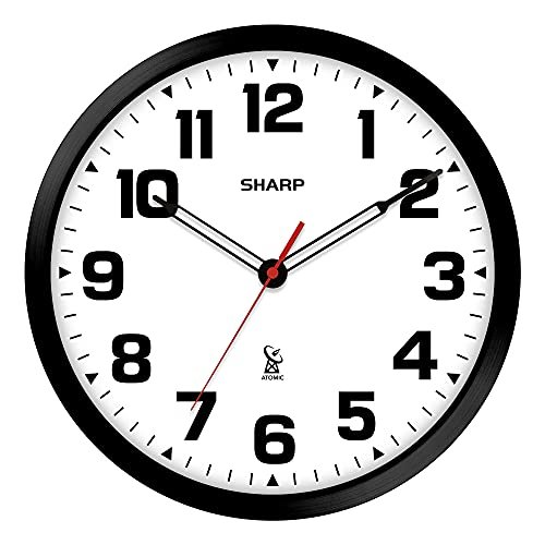 Best Black 12 Inch Atomic Wall Clocks