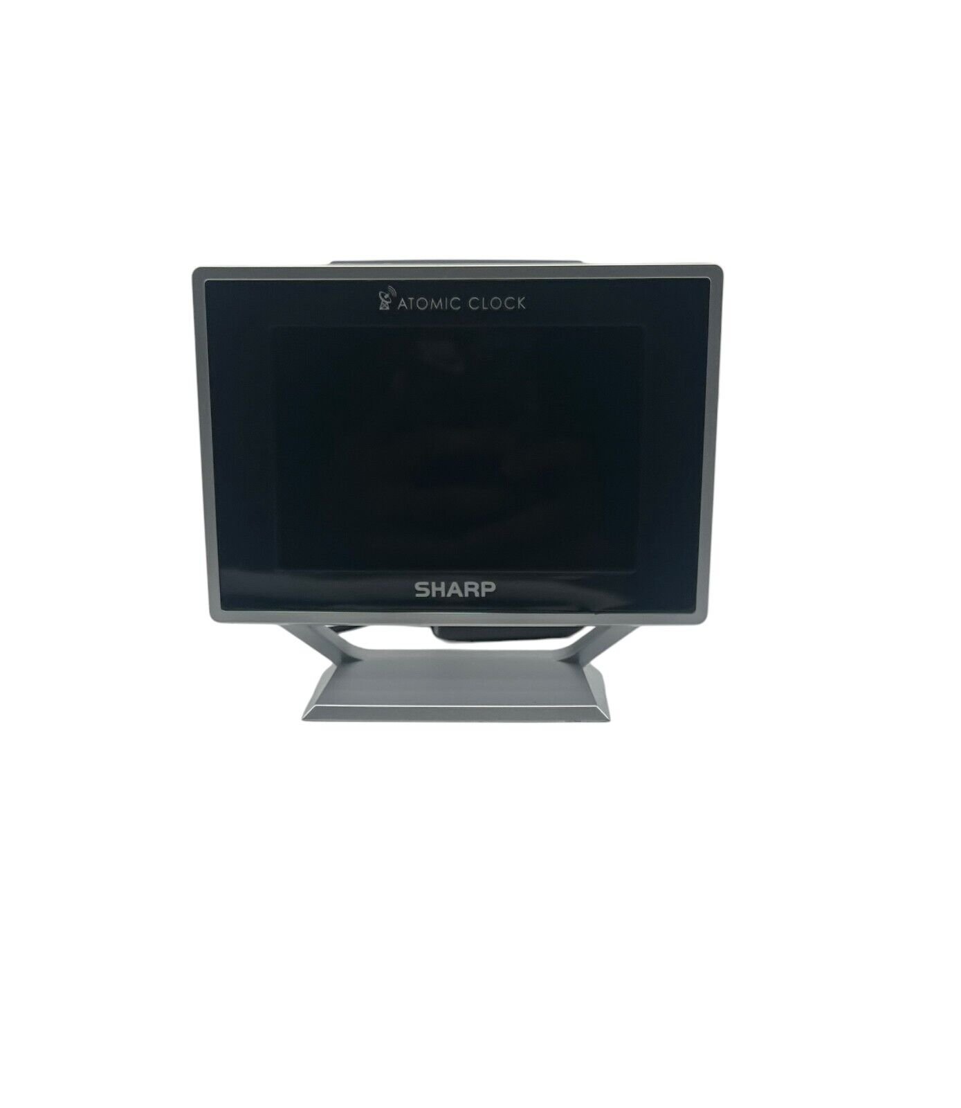Sharp Desktop Dual Alarm Clock with Color Display - Atomic Accuracy