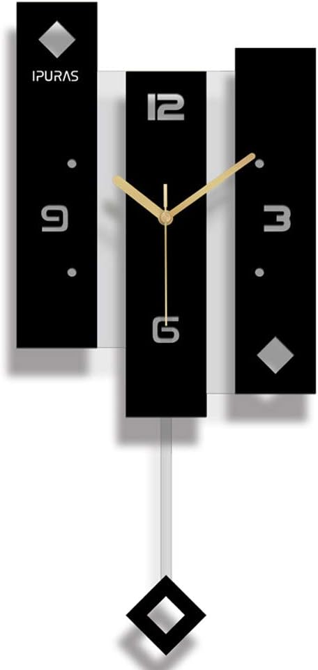 Best Creative Rectangular Mute Concept Wall Clocks